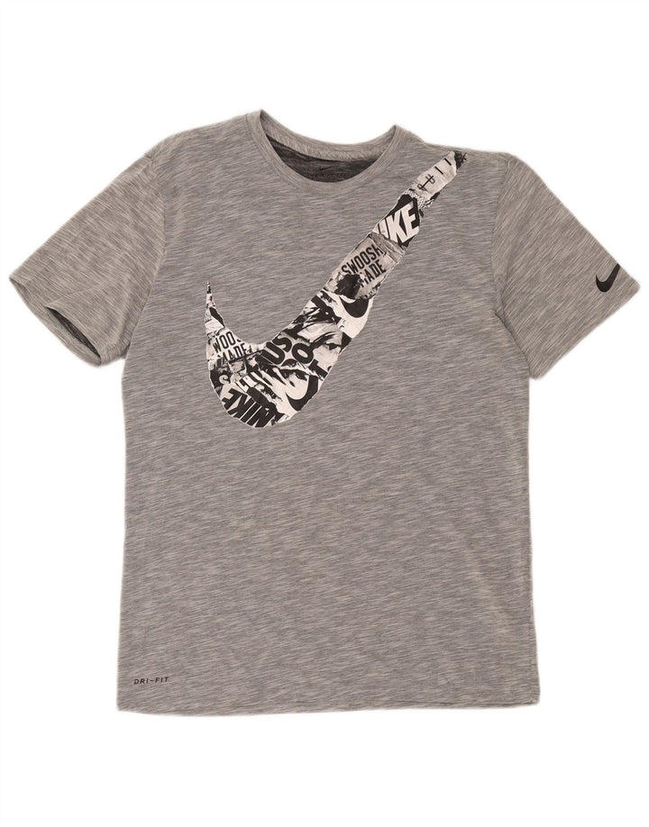 Camiseta Nike Dri Fit Graphic para hombre de algodón gris medio