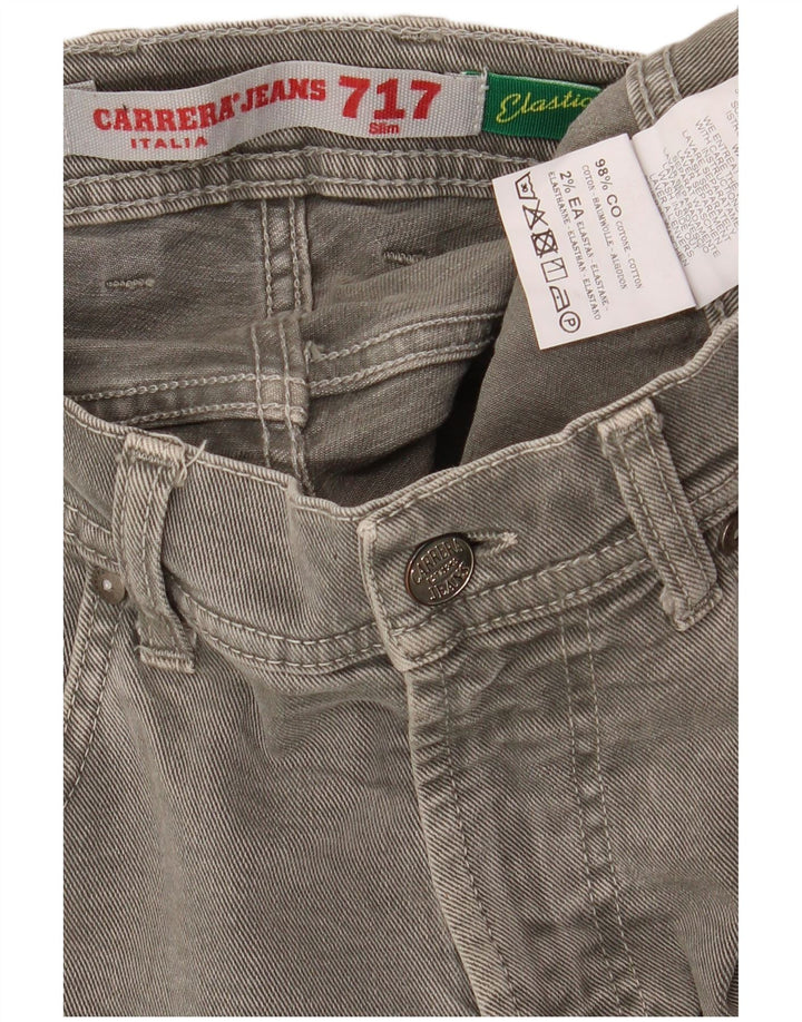 CARRERA Mens 717 Slim Jeans IT 48 Medium W33 L32 Gris Algodón