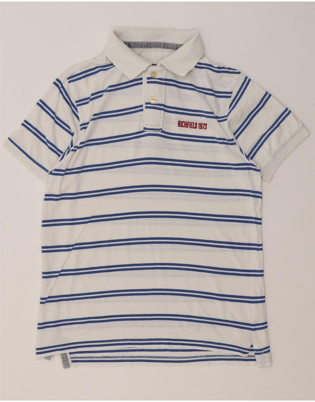 Richfield Polo Hombre XL Algodón A Rayas Blanco