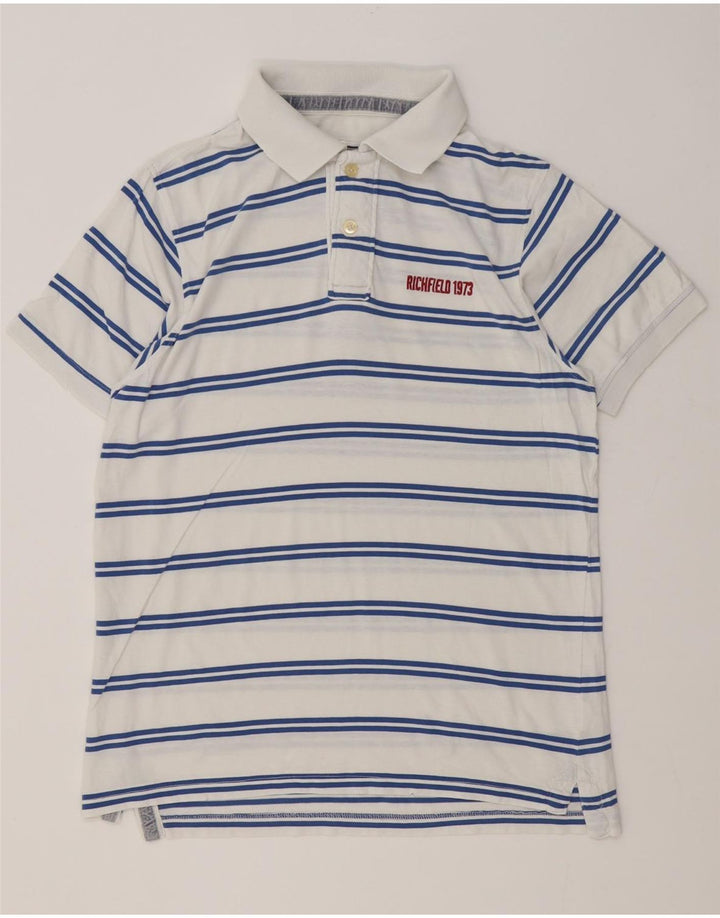 Richfield Polo Hombre XL Algodón A Rayas Blanco