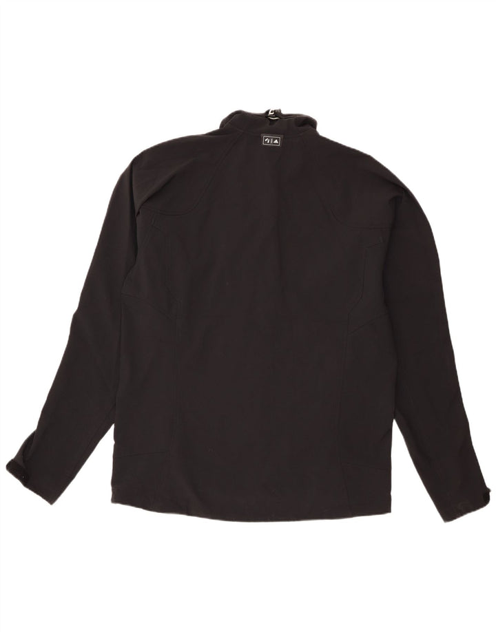 Adidas Mens Clima Proof Chándal Top Chaqueta UK 42/44 Grande Negro Poliéster