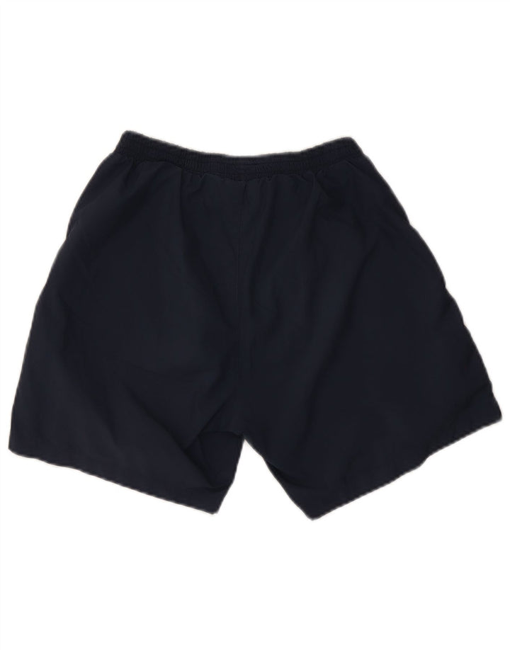 Hugo Boss Mens Graphic Sport Shorts Pequeño Poliéster Azul Marino