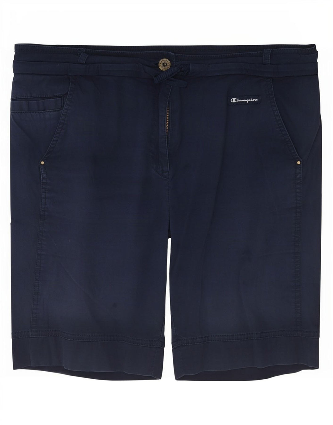 Pantalones cortos chinos Champion para hombre medianos W32 algodón azul marino