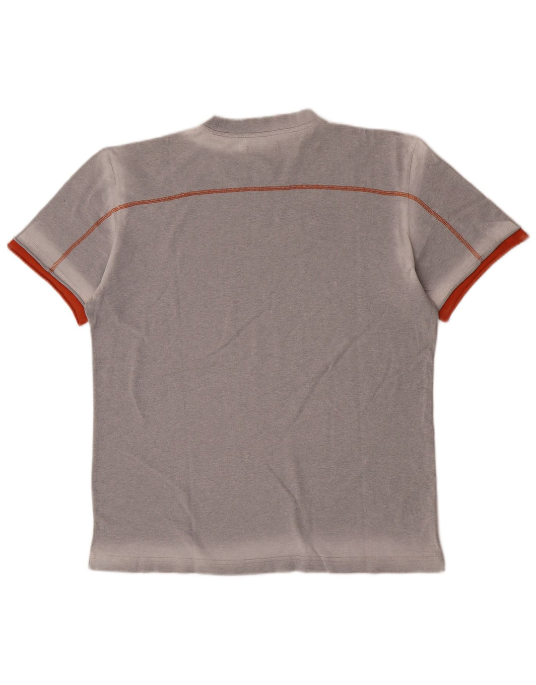 Gas Hombre Camiseta Gráfica Top XL Gris Colorblock