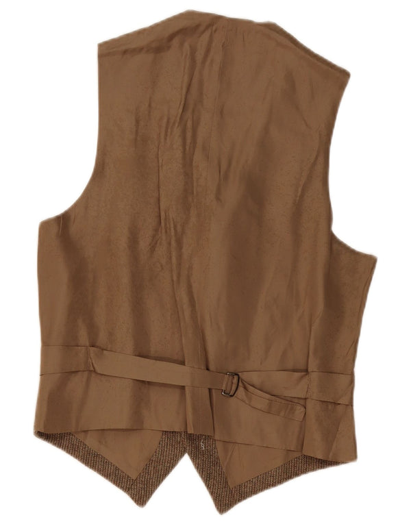 Chaleco vintage para hombre IT 50 Marrón medio