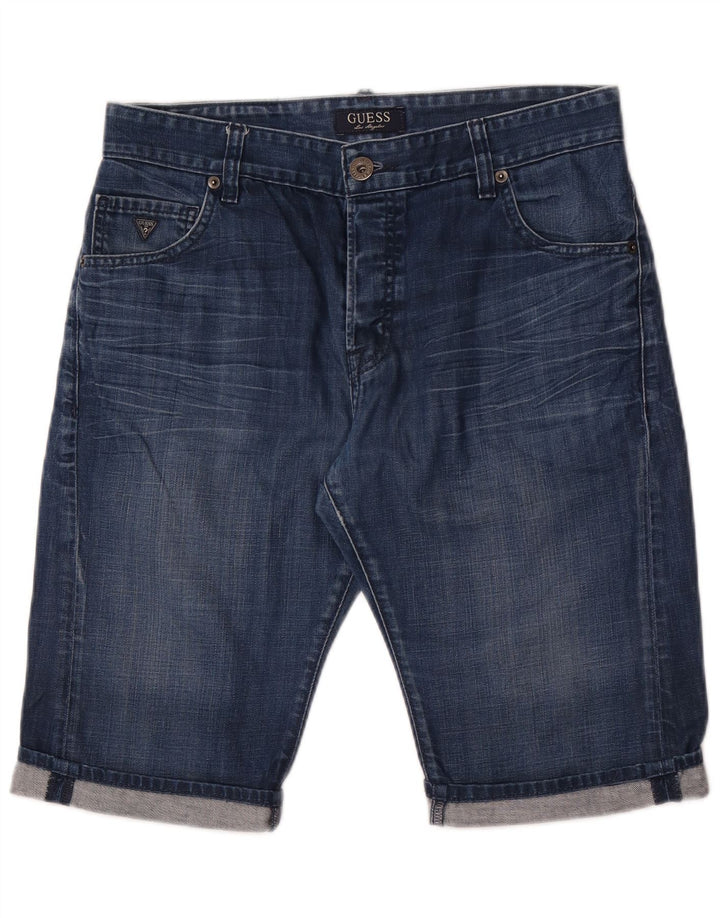 Guess Shorts Vaqueros Hombre W31 Algodón Azul Medio