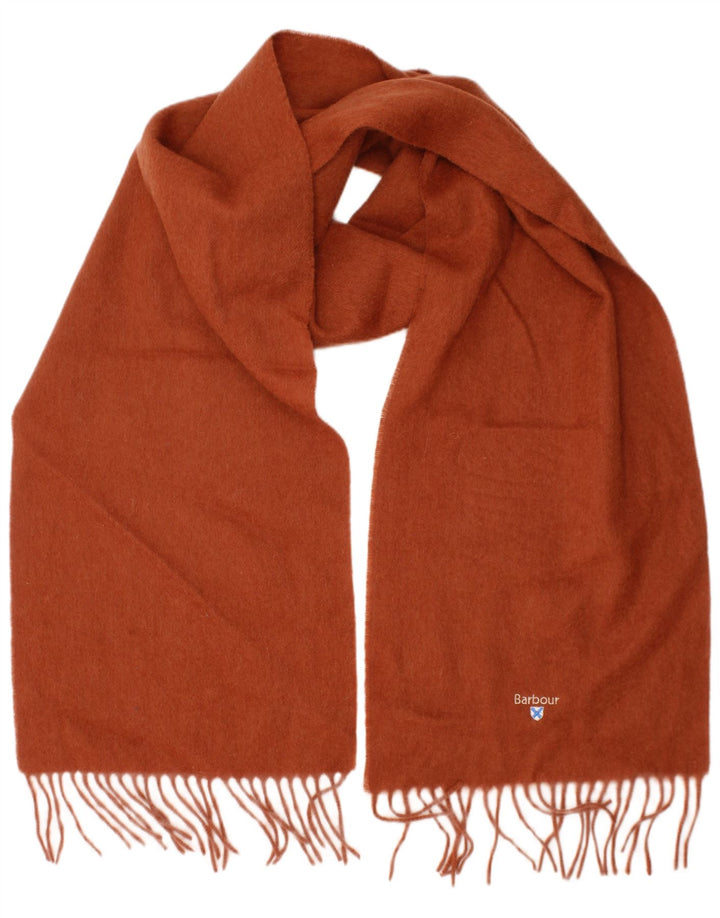 Barbour Bufanda rectangular para hombre talla única lana marrón clásica