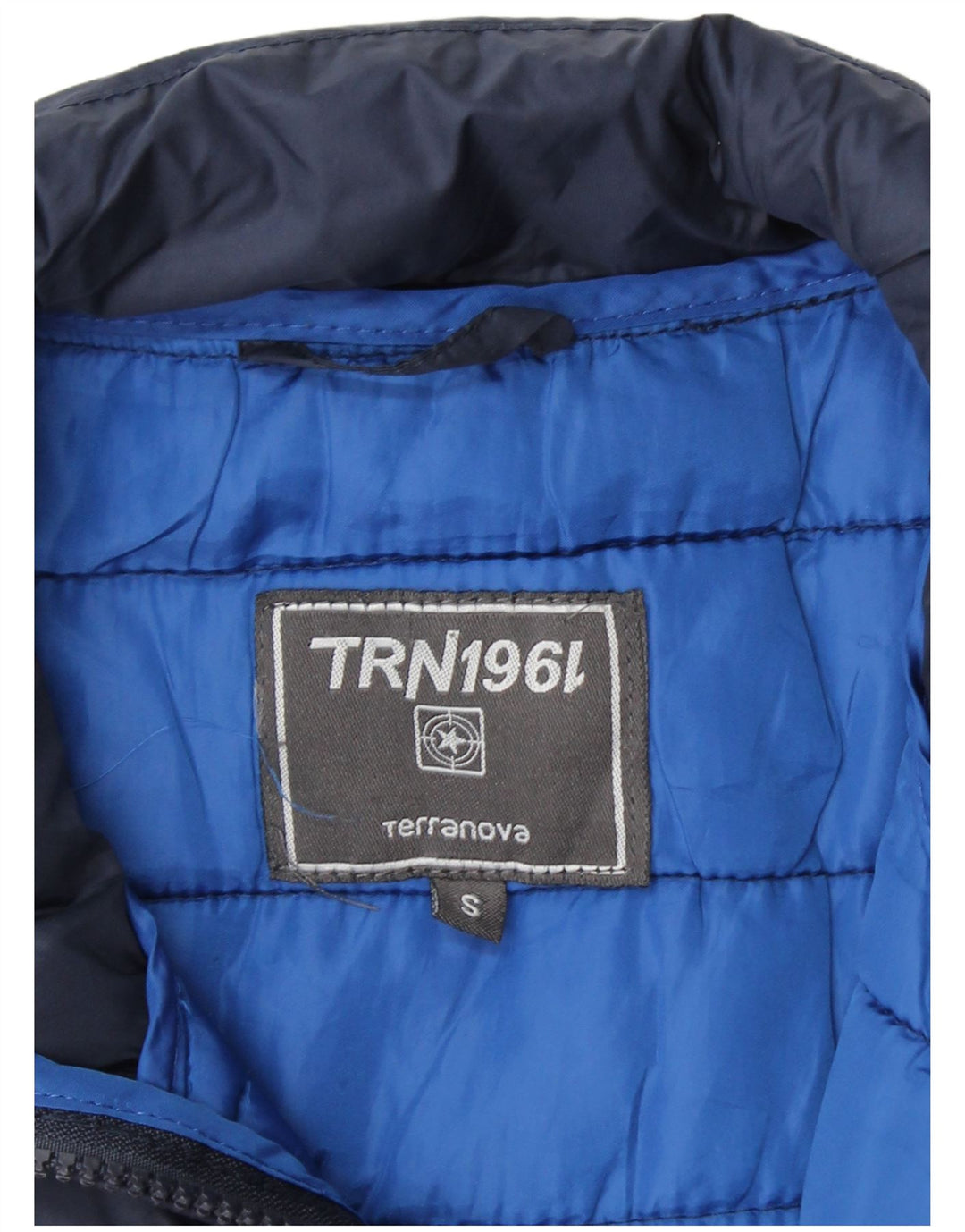 TERRANOVA Chaqueta acolchada para mujer UK 10 Small Azul marino Poliamida