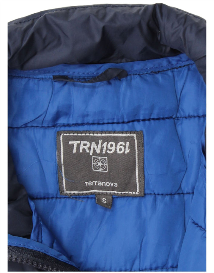 TERRANOVA Chaqueta acolchada para mujer UK 10 Small Azul marino Poliamida
