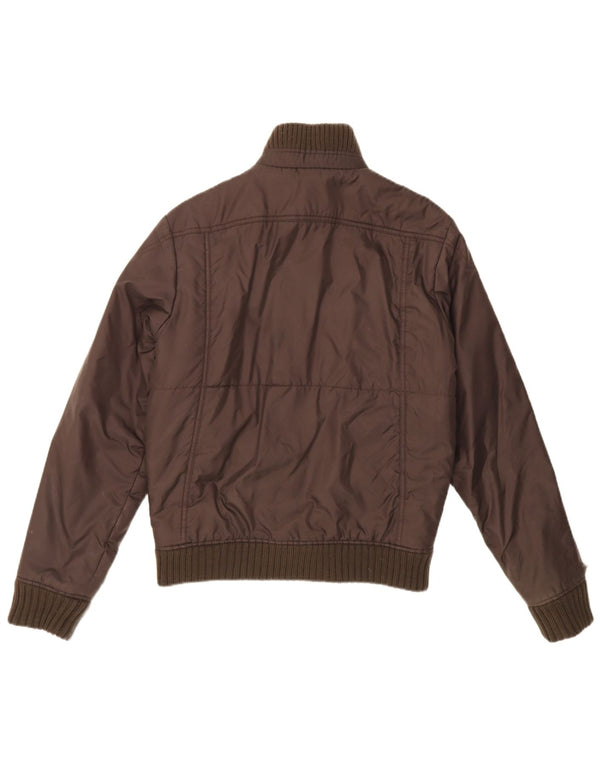 Lee Mens Bomber Jacket UK 38 Marrón Medio Poliamida