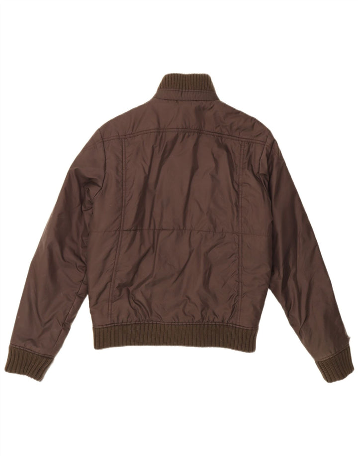 Lee Mens Bomber Jacket UK 38 Marrón Medio Poliamida