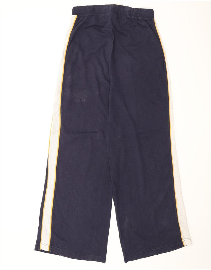 Zara Mujer Pantalones De Chándal UK 42 Medium Azul Marino Colorblock