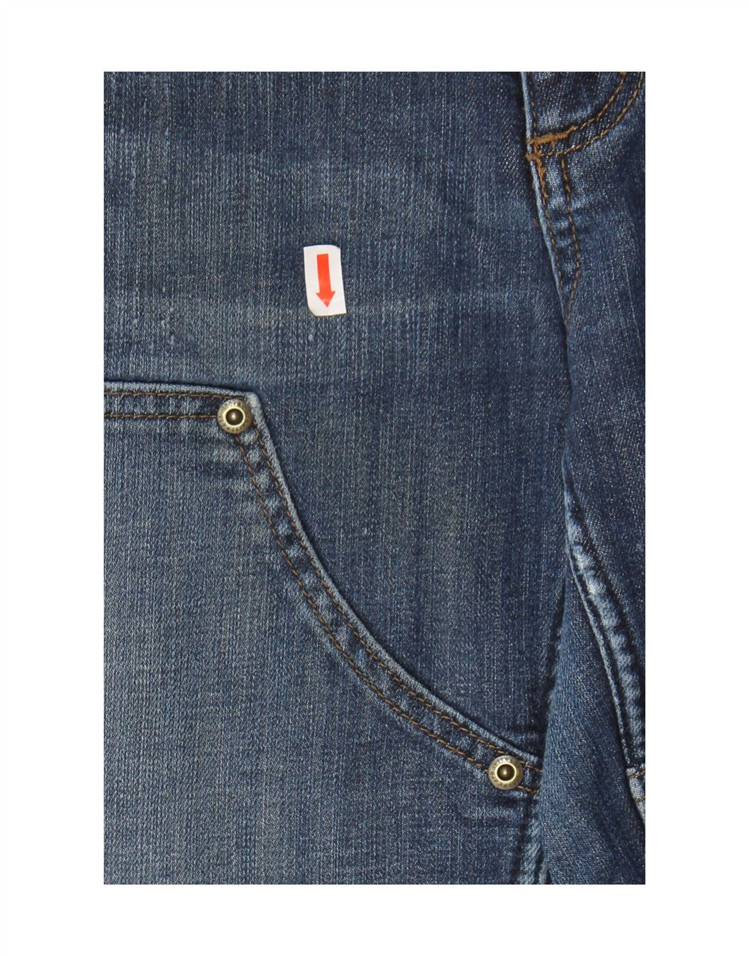 CARHARTT Womens Slim Cargo Straight Jeans US 4 Small W30 L28 Blue Cotton