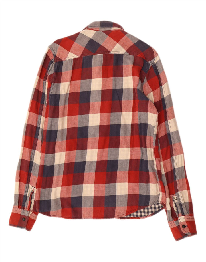 SCOTCH & SODA Camisa De Franela Hombre Medium Red Check Cotton