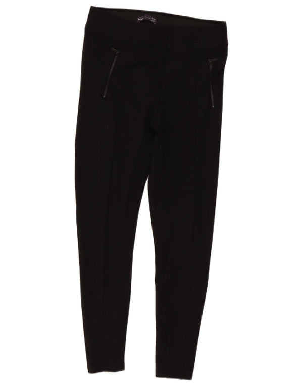 Marks & Spencer Leggings para mujer UK 12 Medium Viscosa negra