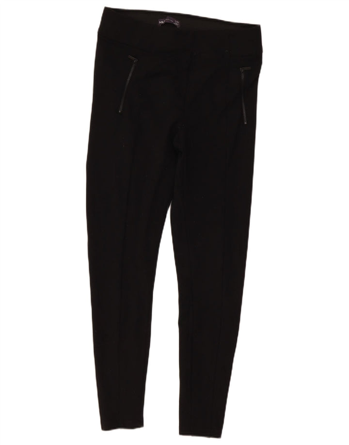 Marks & Spencer Leggings para mujer UK 12 Medium Viscosa negra