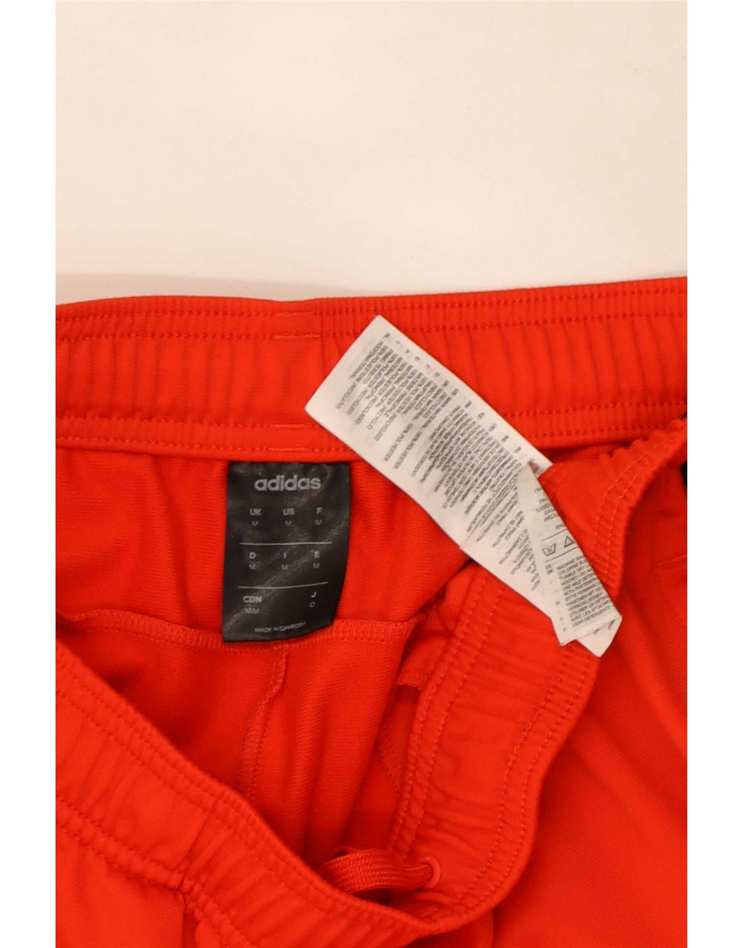 Pantalón De Chándal Adidas Hombre Mediano Rojo Poliéster