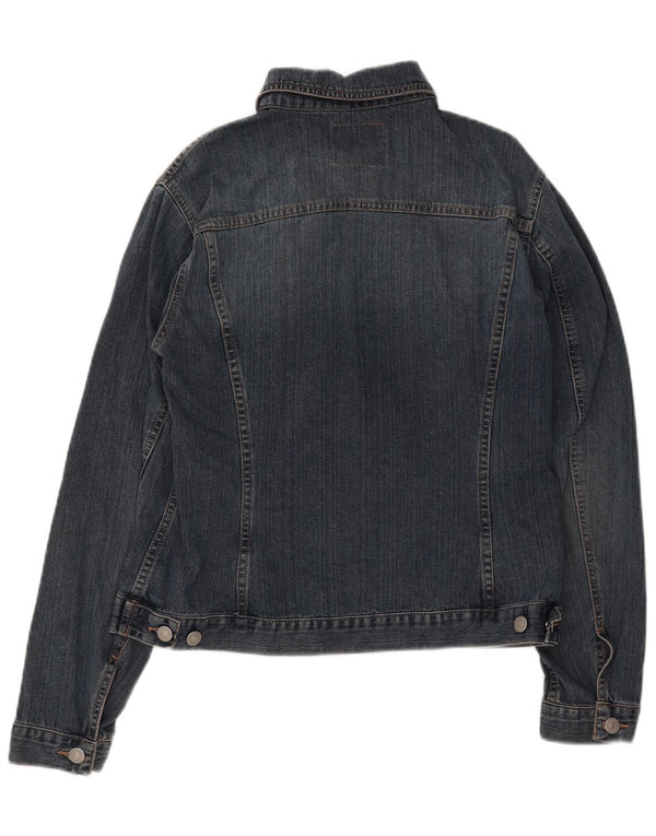 Sisley Chaqueta vaquera para mujer UK 44 Grande Algodón azul