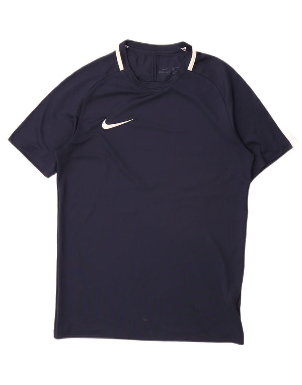 Camiseta Nike Dri Fit para hombre Top Small Azul marino Poliéster