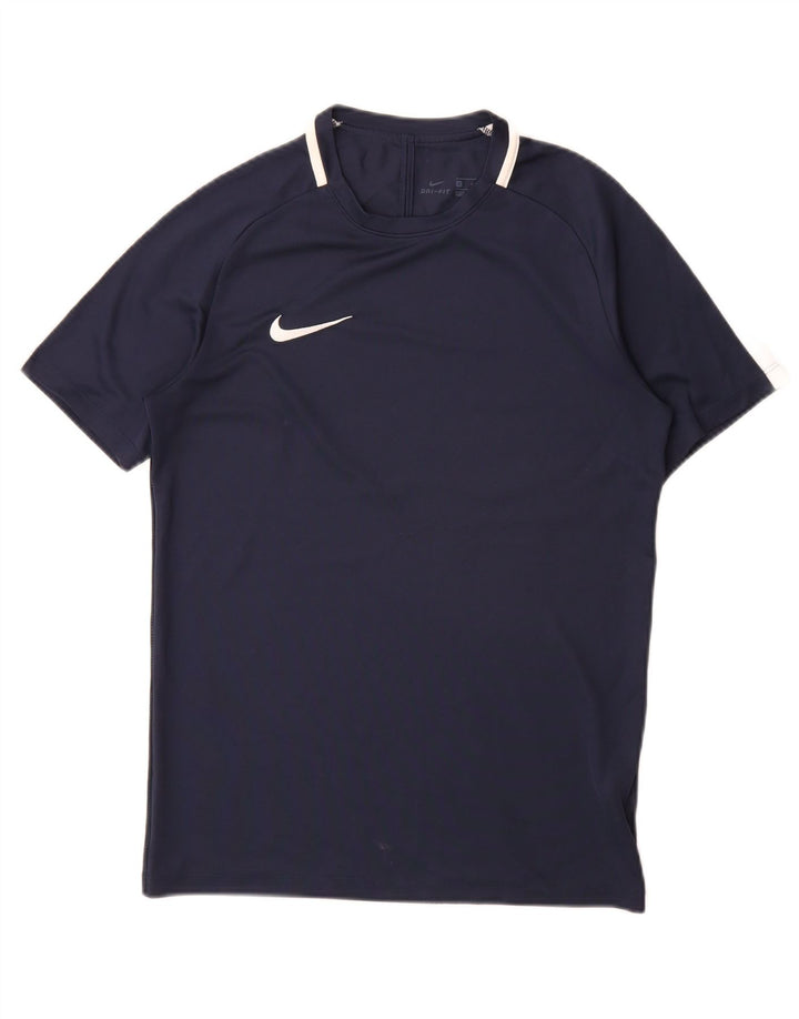 Camiseta Nike Dri Fit para hombre Top Small Azul marino Poliéster