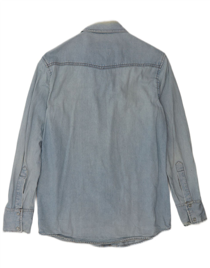 Wrangler Camisa Vaquera Hombre XS Algodón Azul