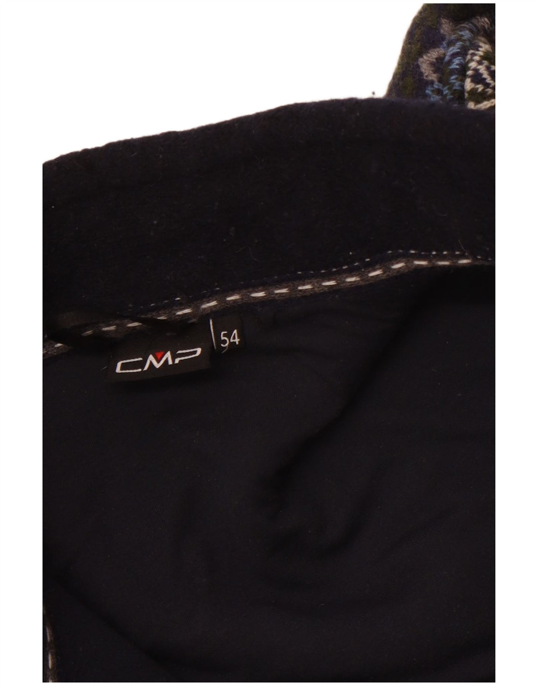 CMP Chaqueta polar para hombre EU 54 2XL Azul Colorblock Poliéster