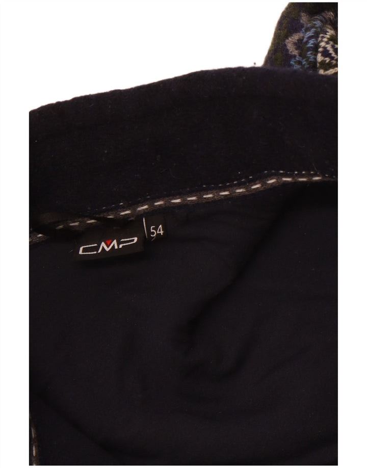 CMP Chaqueta polar para hombre EU 54 2XL Azul Colorblock Poliéster