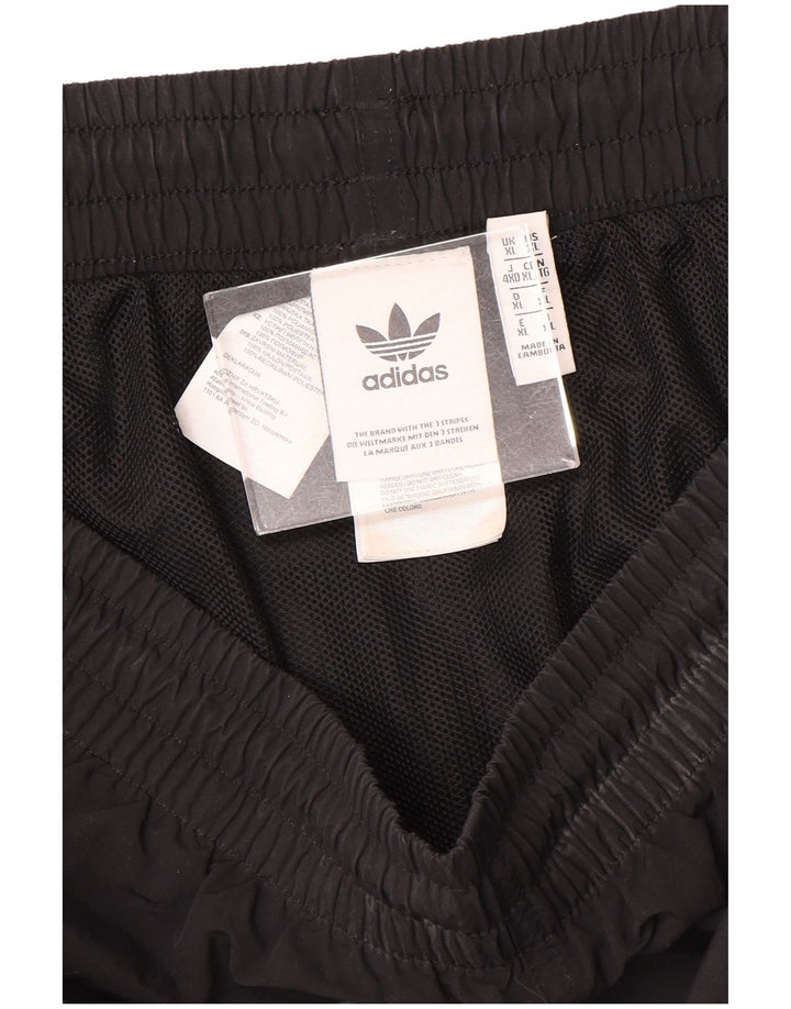 Adidas Pantalones cortos deportivos para hombre XL Negro Poliéster