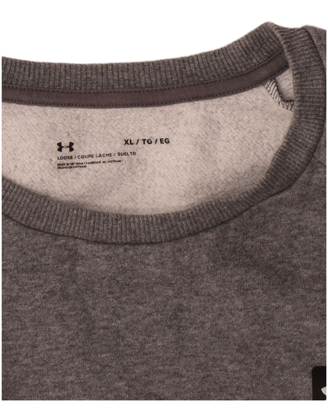 Under Armour Hombre Sudadera Jumper XL Gris Moteado