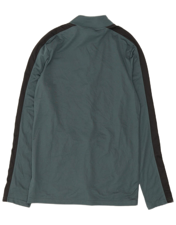 Nike Mens Dri Fit Slim Chándal Top Chaqueta Reino Unido 10 Pequeño Verde Colorblock