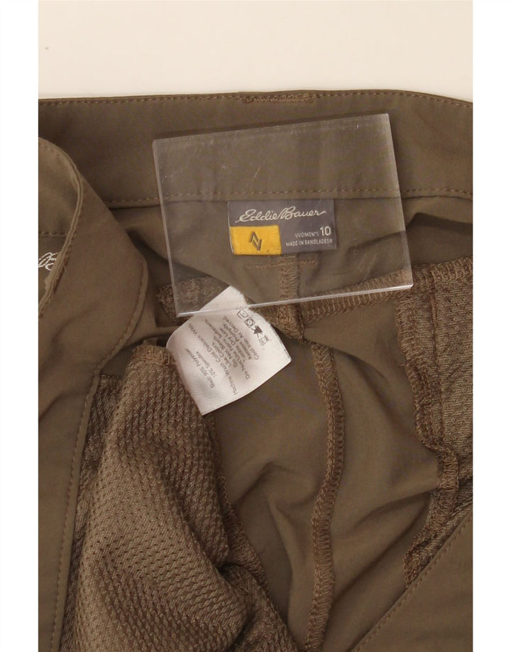 EDDIE BAUER Womens Capri Cargo Trousers US 10 Large W34 L19 Brown Vintage Eddie Bauer and Second-Hand Eddie Bauer from Messina Hembry 