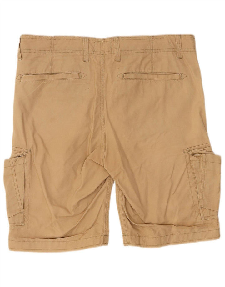 JACK & JONES Pantalones cortos cargo para hombre Medium W32 Beige Algodón