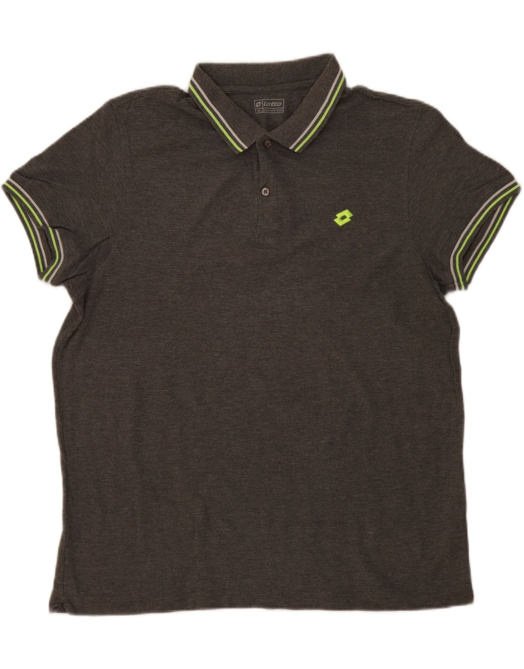 Polo Lotto Hombre 2XL Algodón Gris