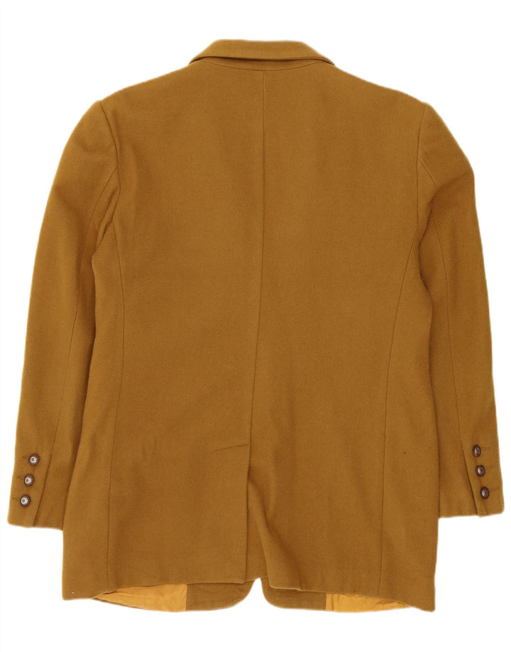 Daniel Hechter Chaqueta tipo blazer con 1 botón para mujer, talla 44, color caqui mediano