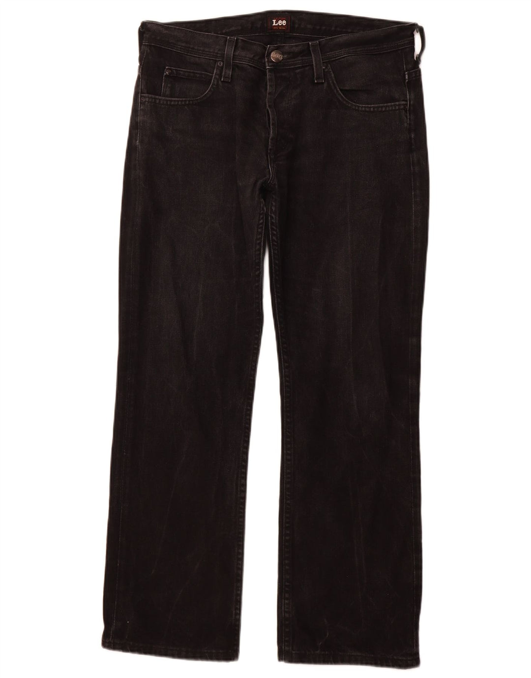 LEE Vaqueros rectos Knox para hombre W33 L28 Algodón negro