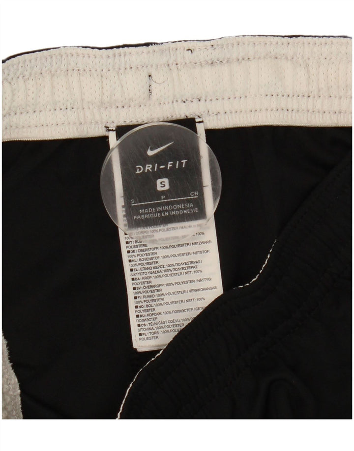 Nike - Pantalones cortos deportivos Dri Fit para hombre, poliéster color block, color negro, pequeño