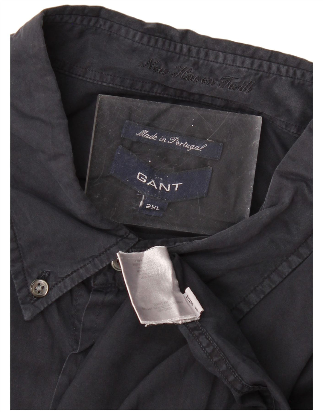 GANT Camisa Hombre 2XL Negro