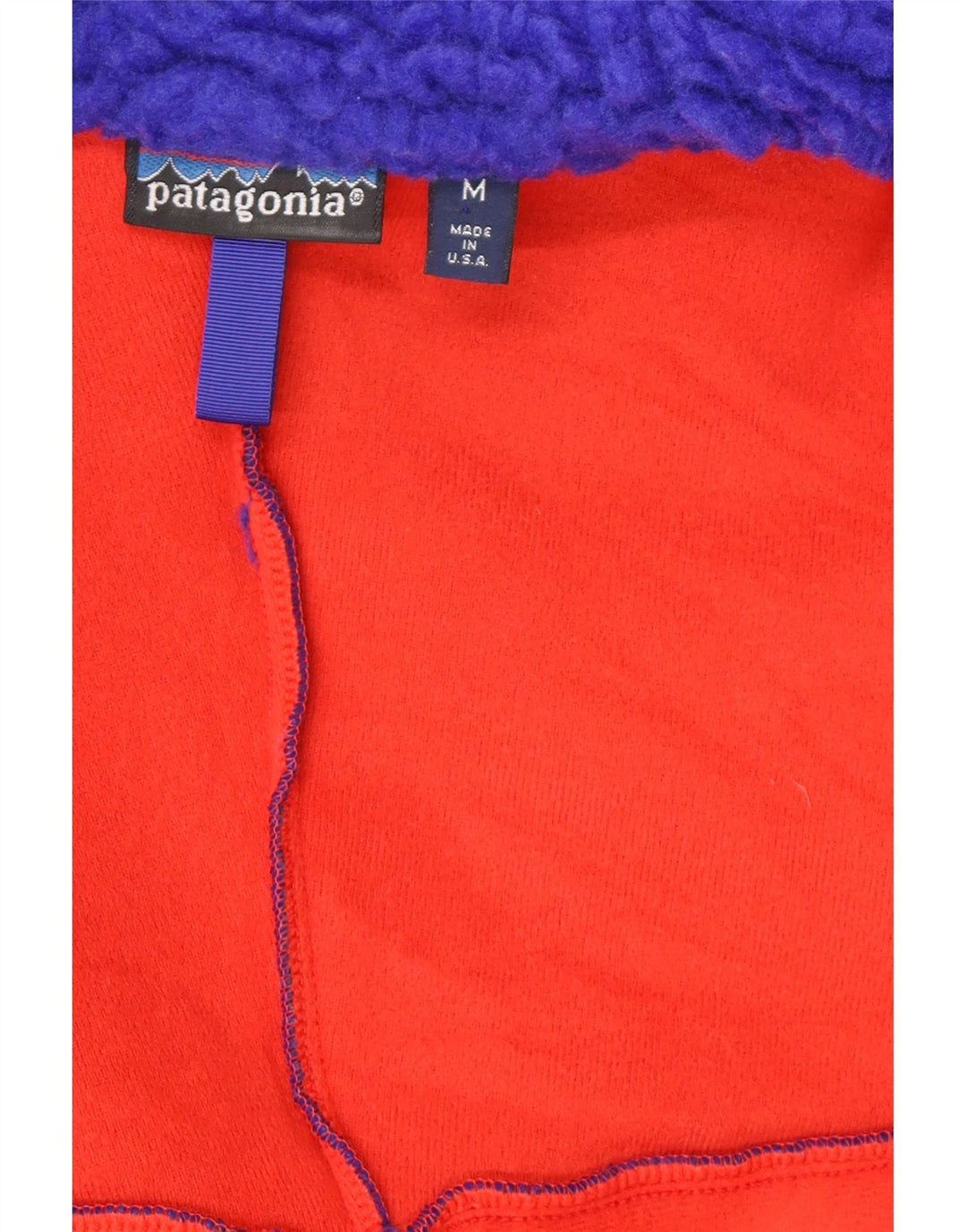 Patagonia Chaqueta Polar Hombre UK 38 Azul Medio Poliéster