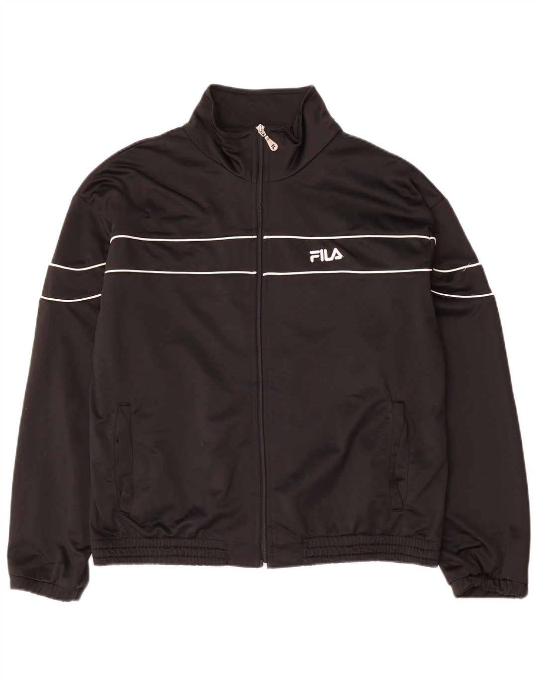 Fila Hombre Chándal Top Chaqueta Mediana Negro Poliéster