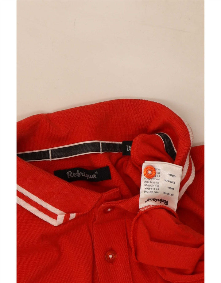 Refrigue Polo Hombre XL Algodón Rojo