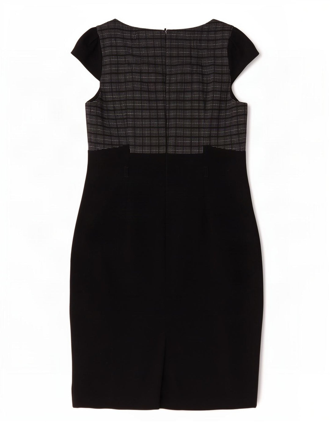 Marks & Spencer Vestido tubo para mujer UK 44 Mediano Poliéster a cuadros negros