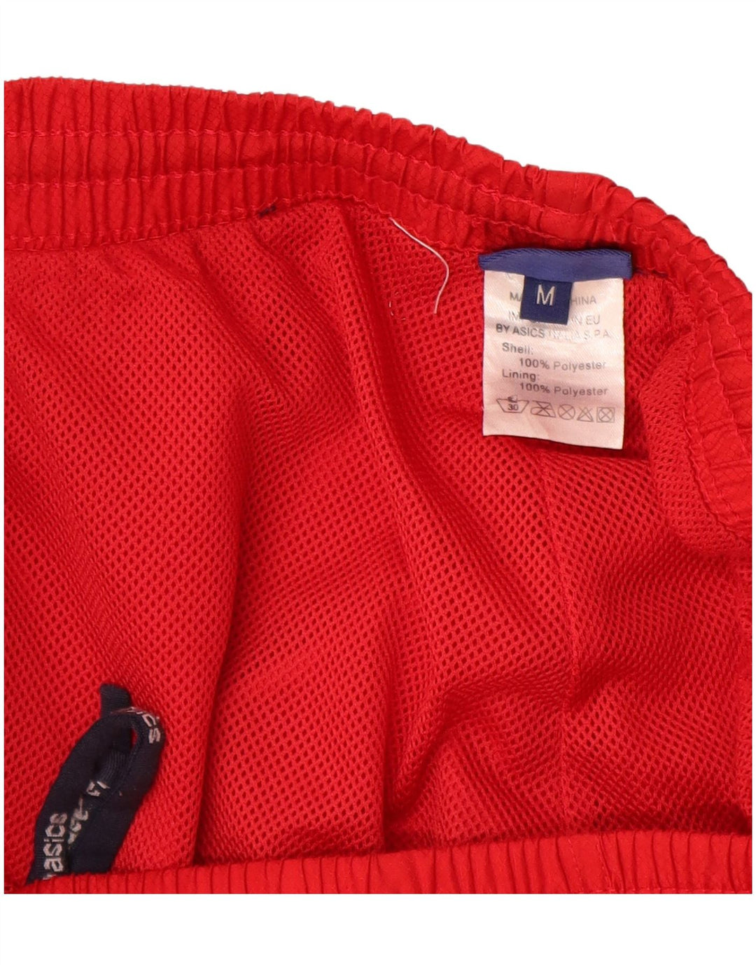 ASICS - Pantalón de chándal para hombre, color rojo medio, poliéster
