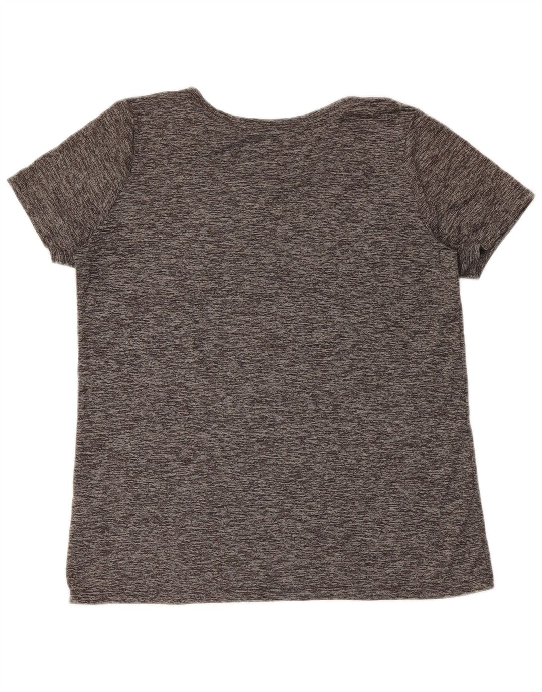 Nike Camiseta Dri Fit para Mujer UK 46 Grande Gris Moteado Poliéster
