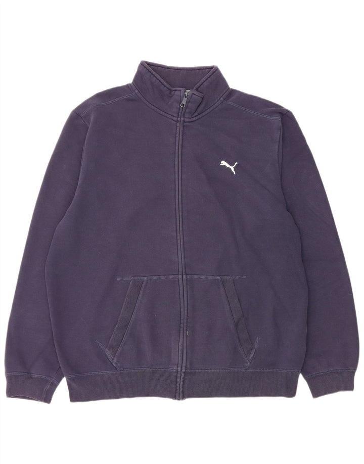 Puma Hombre Chándal Top Chaqueta XL Azul Marino Algodón