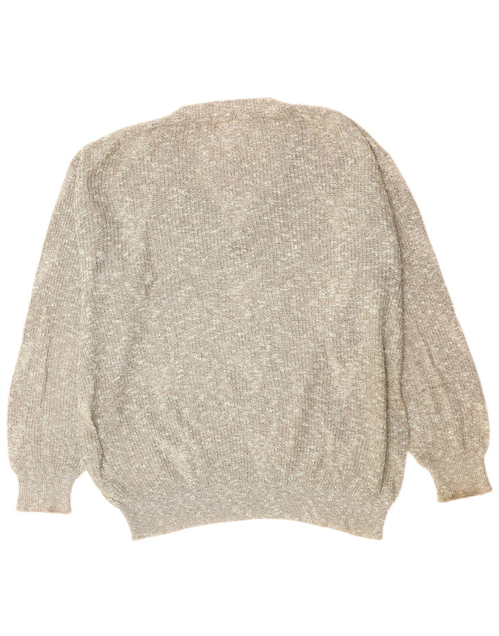 Rasica Jersey con Cuello en V para Hombre XL Gris Moteado