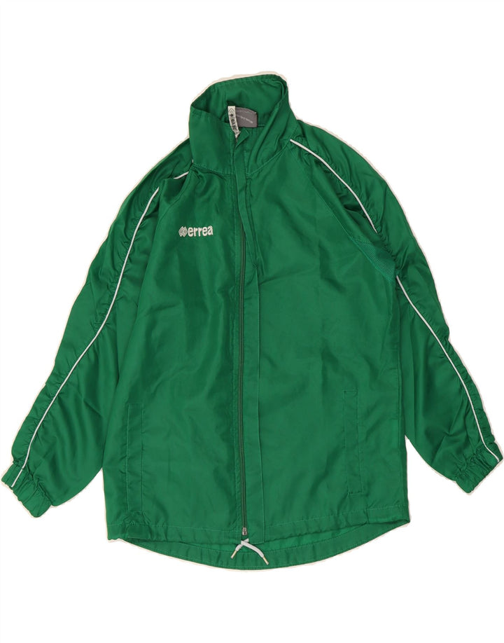 ERREA Girls Tracksuit Top Jacket 13-14 Years Green Polyester Vintage Errea and Second-Hand Errea from Messina Hembry 