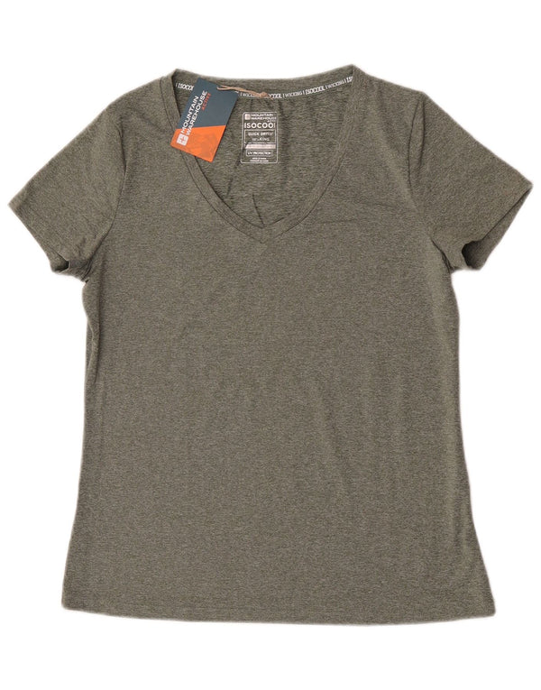 Camiseta para mujer Mountain Warehouse Top UK 40 Small Verde Moteado Poliéster