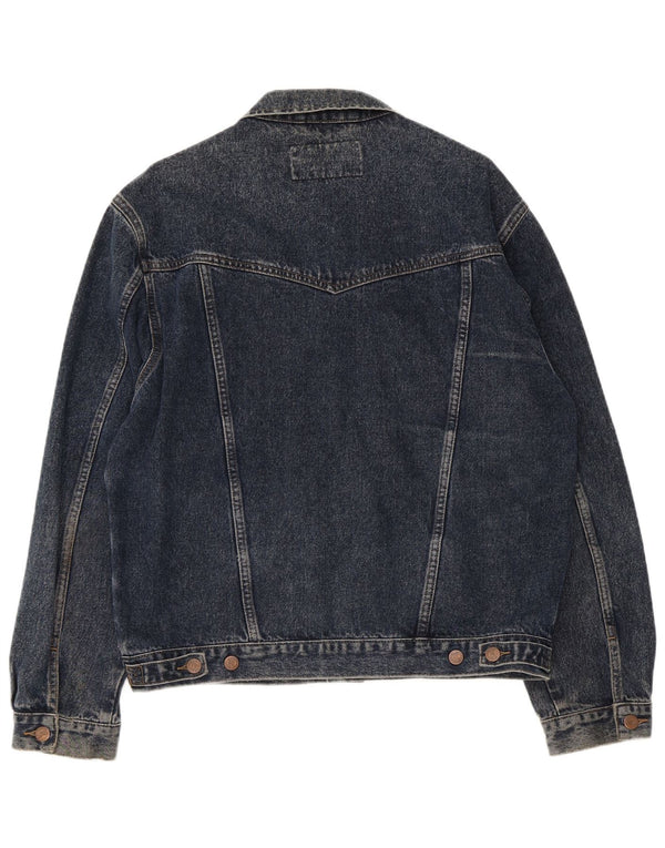 Wrangler Chaqueta vaquera para hombre UK 40 Large Azul marino Algodón