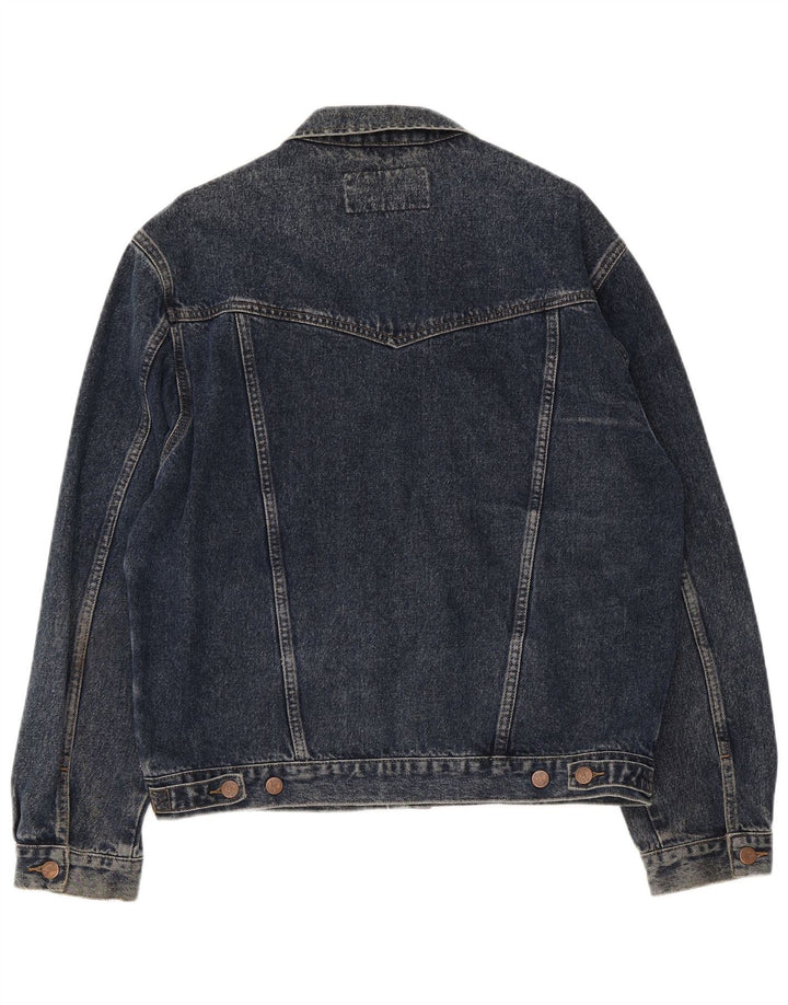 Wrangler Chaqueta vaquera para hombre UK 40 Large Azul marino Algodón