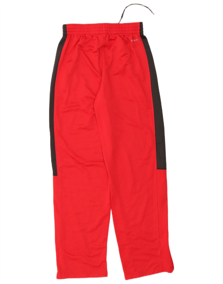 NIKE Hombre Dri Fit Pantalones De Chándal Pequeño Rojo Colorblock Poliéster